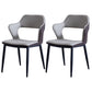 Minimalist Style Upholstered Side Chairs Open Back Arm Side Chairs for Home Light Gray 2 Piece Set Clearhalo ' kitchen&dining_furn' 'Dining Chairs' 'Dining Tables & Seating' 'dining_chair' 'furn' 'furn_dining_chair' 'Furniture' 'furniture_dining_chair' 'Kitchen & Dining Furniture' 'kitchen' 3957456