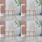 Contemporary Style Plastic Arm Dining Chairs Open Back Stackable Side Chairs Amber 4 Piece Set Clearhalo ' kitchen&dining_furn' 'Dining Chairs' 'Dining Tables & Seating' 'dining_chair' 'furn' 'furn_dining_chair' 'Furniture' 'furniture_dining_chair' 'Kitchen & Dining Furniture' 'kitchen' 3957498