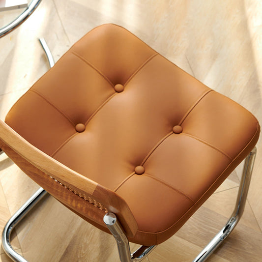 Industrial Style Upholstered Side Chairs Open Back Dining Side Chairs for Home Clearhalo ' kitchen&dining_furn' 'Dining Chairs' 'Dining Tables & Seating' 'dining_chair' 'furn' 'furn_dining_chair' 'Furniture' 'furniture_dining_chair' 'Kitchen & Dining Furniture' 'kitchen' 3957523