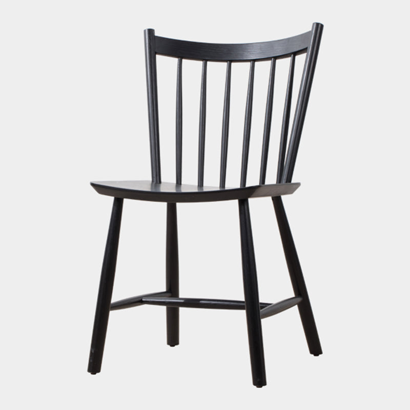 Minimalist Style Wood Dining Side Chair Windsor Back Side Single Chair for Home Use Black Clearhalo ' kitchen&dining_furn' 'Dining Chairs' 'Dining Tables & Seating' 'dining_chair' 'furn' 'furn_dining_chair' 'Furniture' 'furniture_dining_chair' 'Kitchen & Dining Furniture' 'kitchen' 3957555
