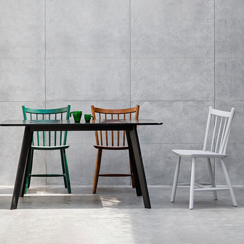 Minimalist Style Wood Dining Side Chair Windsor Back Side Single Chair for Home Use Clearhalo ' kitchen&dining_furn' 'Dining Chairs' 'Dining Tables & Seating' 'dining_chair' 'furn' 'furn_dining_chair' 'Furniture' 'furniture_dining_chair' 'Kitchen & Dining Furniture' 'kitchen' 3957560