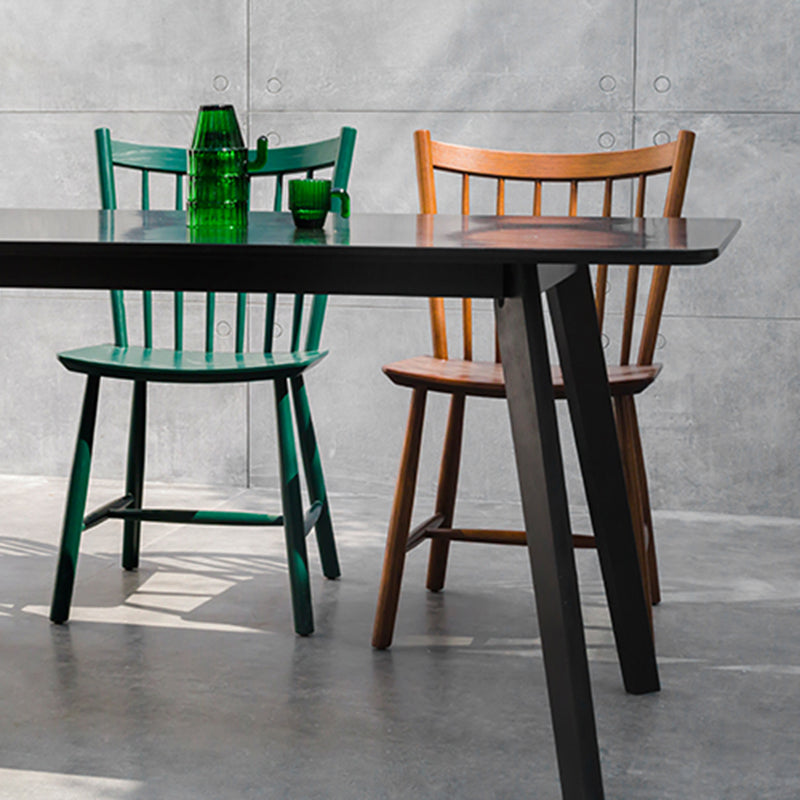 Minimalist Style Wood Dining Side Chair Windsor Back Side Single Chair for Home Use Clearhalo ' kitchen&dining_furn' 'Dining Chairs' 'Dining Tables & Seating' 'dining_chair' 'furn' 'furn_dining_chair' 'Furniture' 'furniture_dining_chair' 'Kitchen & Dining Furniture' 'kitchen' 3957567