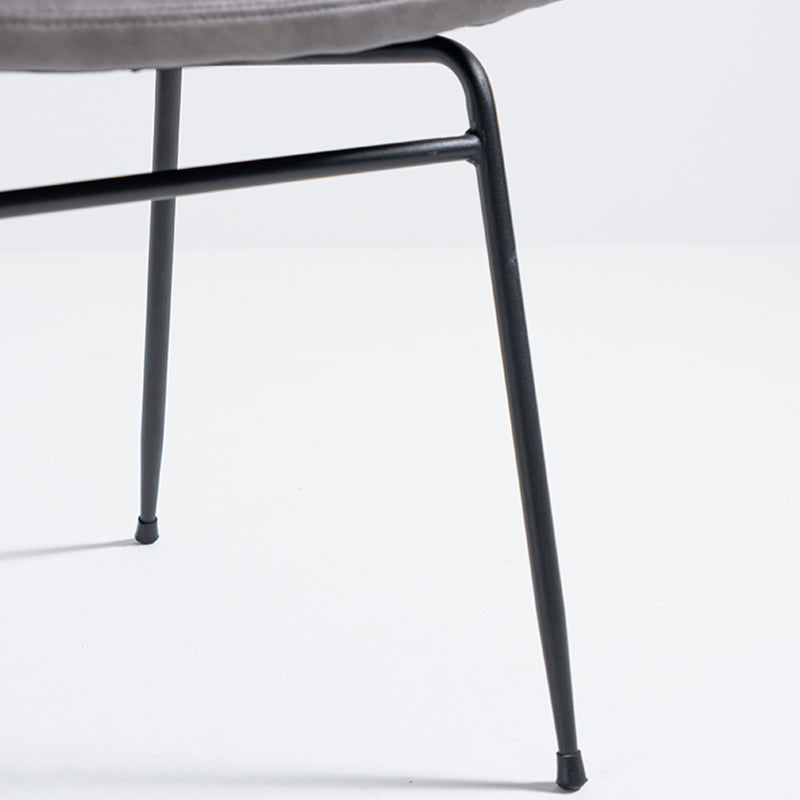 Contemporary Style Upholstered Side Chairs Open Back Dining Side Chairs (Set of 2) Clearhalo ' kitchen&dining_furn' 'Dining Chairs' 'Dining Tables & Seating' 'dining_chair' 'furn' 'furn_dining_chair' 'Furniture' 'furniture_dining_chair' 'Kitchen & Dining Furniture' 'kitchen' 3957582