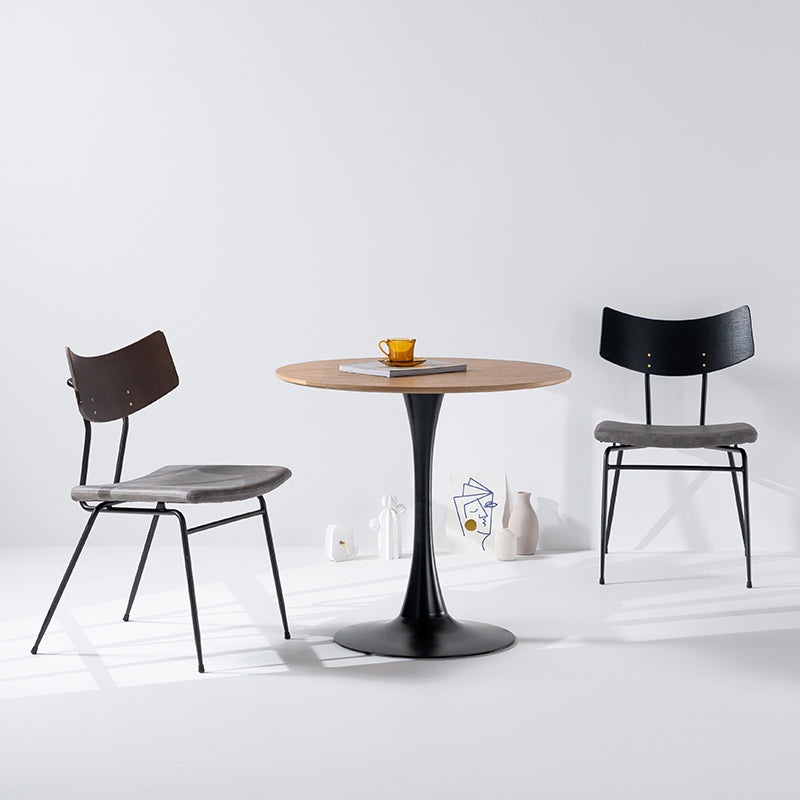 Contemporary Style Upholstered Side Chairs Open Back Dining Side Chairs (Set of 2) Clearhalo ' kitchen&dining_furn' 'Dining Chairs' 'Dining Tables & Seating' 'dining_chair' 'furn' 'furn_dining_chair' 'Furniture' 'furniture_dining_chair' 'Kitchen & Dining Furniture' 'kitchen' 3957591