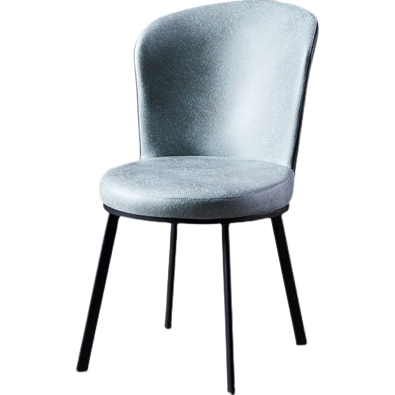 Contemporary Style Upholstered Armless Dining Chairs Solid Back Dining Chair (Set of 2) Clearhalo ' kitchen&dining_furn' 'Dining Chairs' 'Dining Tables & Seating' 'dining_chair' 'furn' 'furn_dining_chair' 'Furniture' 'furniture_dining_chair' 'Kitchen & Dining Furniture' 'kitchen' 3957601