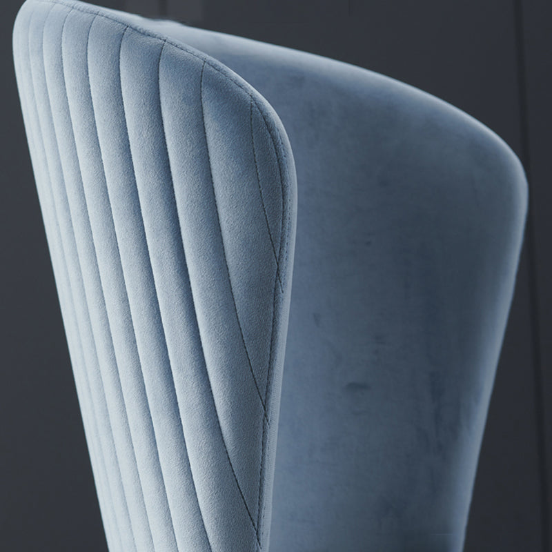 Glam Wood Dining Room Chairs Velvet Dining Armless Chairs for Home Use (Set of 2) Clearhalo ' kitchen&dining_furn' 'Dining Chairs' 'Dining Tables & Seating' 'dining_chair' 'furn' 'furn_dining_chair' 'Furniture' 'furniture_dining_chair' 'Kitchen & Dining Furniture' 'kitchen' 3957653