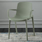 Contemporary Style Plastic Dining Arm Chairs Solid Back Stackable Chairs Green 1 Piece Clearhalo ' kitchen&dining_furn' 'Dining Chairs' 'Dining Tables & Seating' 'dining_chair' 'furn' 'furn_dining_chair' 'Furniture' 'furniture_dining_chair' 'Kitchen & Dining Furniture' 'kitchen' 3957719