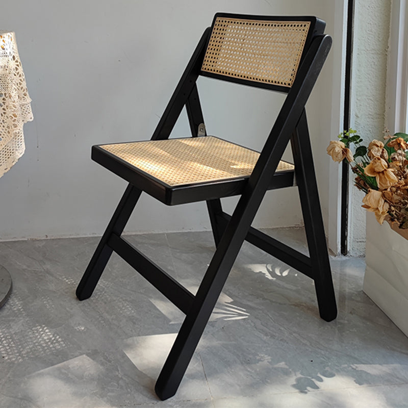 Contemporary Style Solid Beech Chair Open Back Single Dining Room Chair Black Clearhalo ' kitchen&dining_furn' 'Dining Chairs' 'Dining Tables & Seating' 'dining_chair' 'furn' 'furn_dining_chair' 'Furniture' 'furniture_dining_chair' 'Kitchen & Dining Furniture' 'kitchen' 3957723