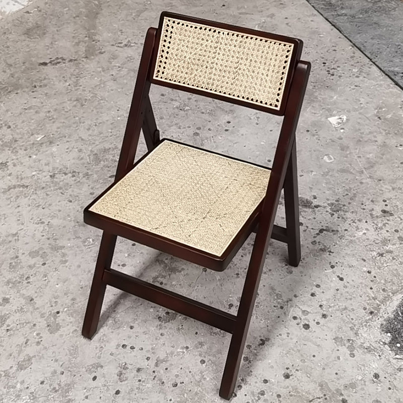 Contemporary Style Solid Beech Chair Open Back Single Dining Room Chair Dark Coffee Clearhalo ' kitchen&dining_furn' 'Dining Chairs' 'Dining Tables & Seating' 'dining_chair' 'furn' 'furn_dining_chair' 'Furniture' 'furniture_dining_chair' 'Kitchen & Dining Furniture' 'kitchen' 3957728