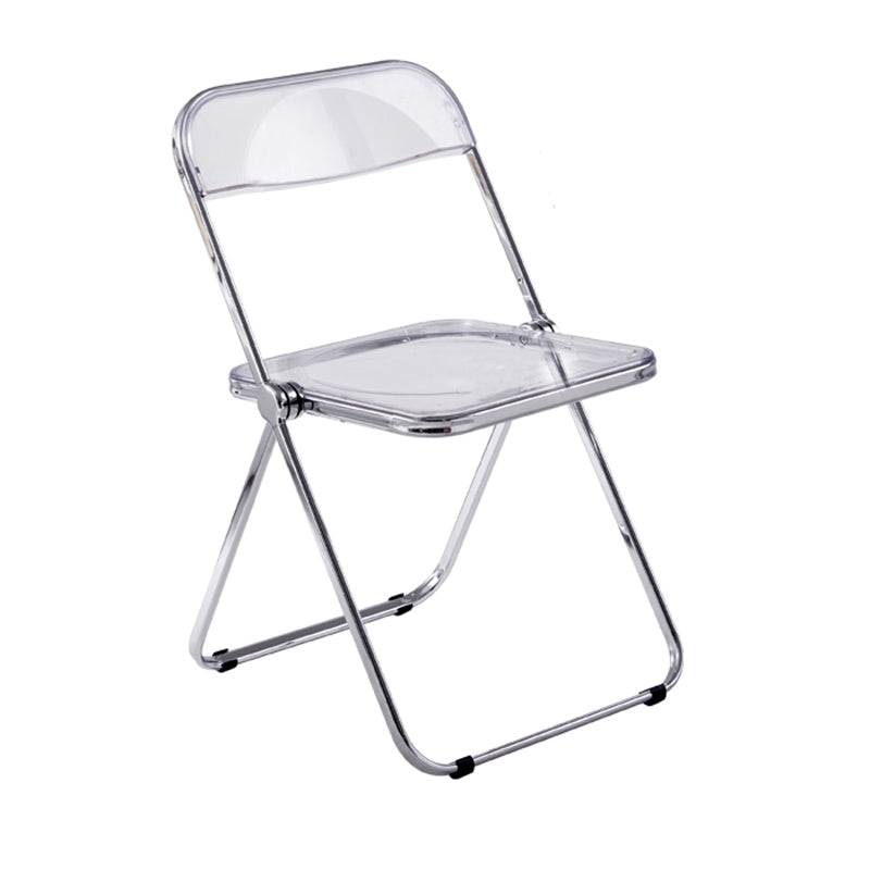 Metal Modern Indoor-Outdoor Chair Armless Open Back Dining Side Chair Clearhalo ' kitchen&dining_furn' 'Dining Chairs' 'Dining Tables & Seating' 'dining_chair' 'furn' 'furn_dining_chair' 'Furniture' 'furniture_dining_chair' 'Kitchen & Dining Furniture' 'kitchen' 3957745