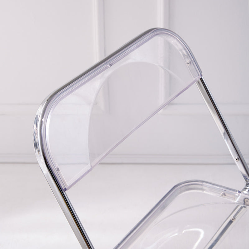 Metal Modern Indoor-Outdoor Chair Armless Open Back Dining Side Chair Clearhalo ' kitchen&dining_furn' 'Dining Chairs' 'Dining Tables & Seating' 'dining_chair' 'furn' 'furn_dining_chair' 'Furniture' 'furniture_dining_chair' 'Kitchen & Dining Furniture' 'kitchen' 3957747