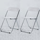Metal Modern Indoor-Outdoor Chair Armless Open Back Dining Side Chair White 2 Piece Set Clearhalo ' kitchen&dining_furn' 'Dining Chairs' 'Dining Tables & Seating' 'dining_chair' 'furn' 'furn_dining_chair' 'Furniture' 'furniture_dining_chair' 'Kitchen & Dining Furniture' 'kitchen' 3957753