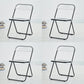 Metal Modern Indoor-Outdoor Chair Armless Open Back Dining Side Chair Black 4 Piece Set Clearhalo ' kitchen&dining_furn' 'Dining Chairs' 'Dining Tables & Seating' 'dining_chair' 'furn' 'furn_dining_chair' 'Furniture' 'furniture_dining_chair' 'Kitchen & Dining Furniture' 'kitchen' 3957754