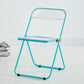 Metal Modern Indoor-Outdoor Chair Armless Open Back Dining Side Chair Light Blue 1 Piece Clearhalo ' kitchen&dining_furn' 'Dining Chairs' 'Dining Tables & Seating' 'dining_chair' 'furn' 'furn_dining_chair' 'Furniture' 'furniture_dining_chair' 'Kitchen & Dining Furniture' 'kitchen' 3957782