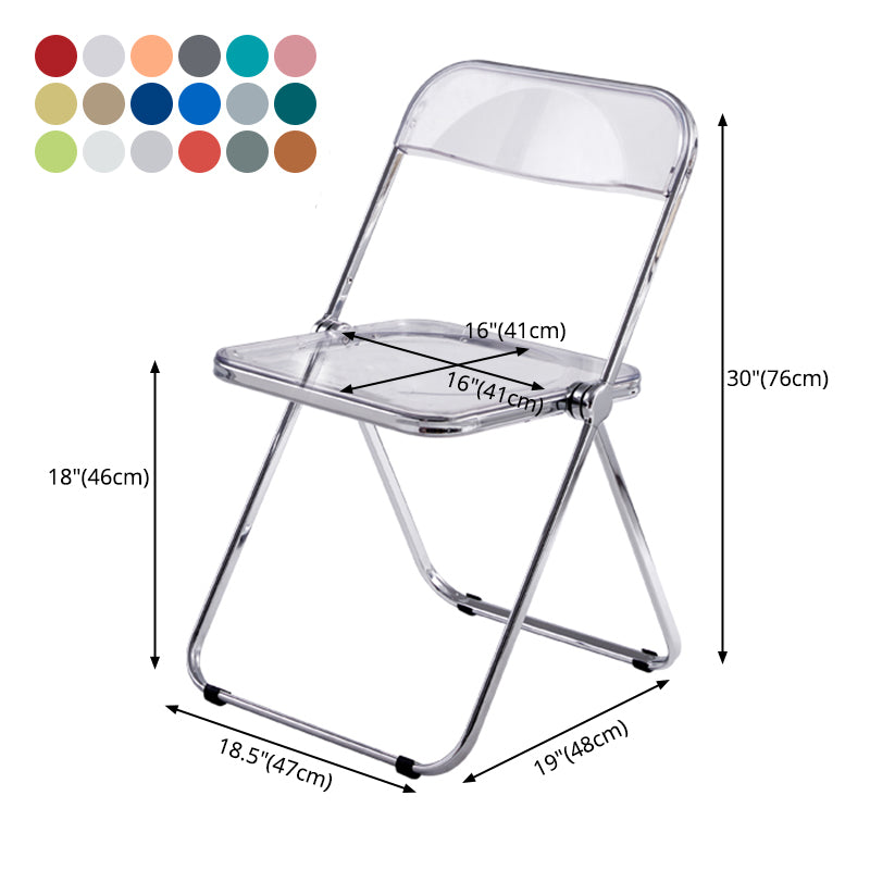 Metal Modern Indoor-Outdoor Chair Armless Open Back Dining Side Chair Clearhalo ' kitchen&dining_furn' 'Dining Chairs' 'Dining Tables & Seating' 'dining_chair' 'furn' 'furn_dining_chair' 'Furniture' 'furniture_dining_chair' 'Kitchen & Dining Furniture' 'kitchen' 3957799