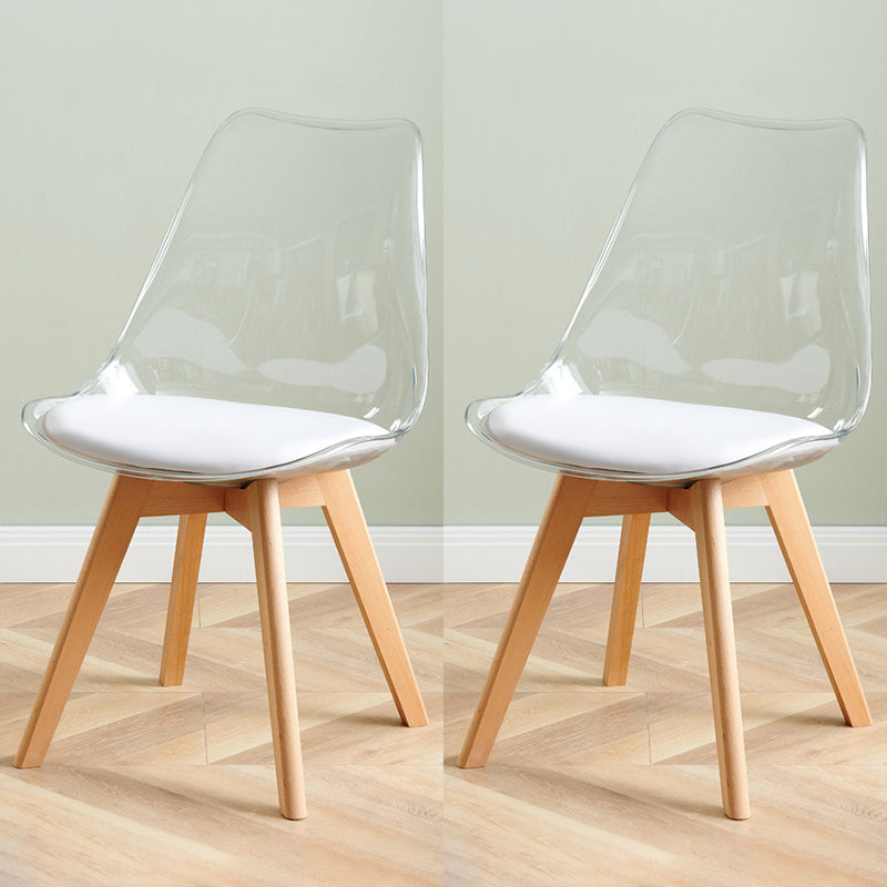 Contemporary Beech Wood Chair Set Solid Back Side Dining Kitchen Chairs Gray-White Set of 2 Clearhalo ' kitchen&dining_furn' 'Dining Chairs' 'Dining Tables & Seating' 'dining_chair' 'Furniture' 'furniture_dining_chair' 'Kitchen & Dining Furniture' 'kitchen' 3957823