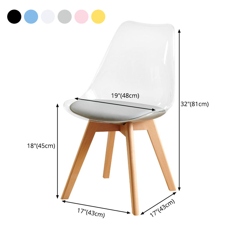 Contemporary Beech Wood Chair Set Solid Back Side Dining Kitchen Chairs Clearhalo ' kitchen&dining_furn' 'Dining Chairs' 'Dining Tables & Seating' 'dining_chair' 'Furniture' 'furniture_dining_chair' 'Kitchen & Dining Furniture' 'kitchen' 3957830