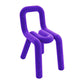 Designer Style Velvet Side Chair Matte Finish Open Back Dining Chairs for Home Purple 1 Piece Clearhalo ' kitchen&dining_furn' 'Dining Chairs' 'Dining Tables & Seating' 'dining_chair' 'furn' 'furn_dining_chair' 'Furniture' 'furniture_dining_chair' 'Kitchen & Dining Furniture' 'kitchen' 3957846