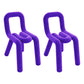 Designer Style Velvet Side Chair Matte Finish Open Back Dining Chairs for Home Purple 2 Piece Set Clearhalo ' kitchen&dining_furn' 'Dining Chairs' 'Dining Tables & Seating' 'dining_chair' 'furn' 'furn_dining_chair' 'Furniture' 'furniture_dining_chair' 'Kitchen & Dining Furniture' 'kitchen' 3957847