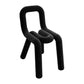 Designer Style Velvet Side Chair Matte Finish Open Back Dining Chairs for Home Black 1 Piece Clearhalo ' kitchen&dining_furn' 'Dining Chairs' 'Dining Tables & Seating' 'dining_chair' 'furn' 'furn_dining_chair' 'Furniture' 'furniture_dining_chair' 'Kitchen & Dining Furniture' 'kitchen' 3957849