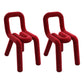 Designer Style Velvet Side Chair Matte Finish Open Back Dining Chairs for Home Red 2 Piece Set Clearhalo ' kitchen&dining_furn' 'Dining Chairs' 'Dining Tables & Seating' 'dining_chair' 'furn' 'furn_dining_chair' 'Furniture' 'furniture_dining_chair' 'Kitchen & Dining Furniture' 'kitchen' 3957853