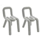 Designer Style Velvet Side Chair Matte Finish Open Back Dining Chairs for Home Light Gray 2 Piece Set Clearhalo ' kitchen&dining_furn' 'Dining Chairs' 'Dining Tables & Seating' 'dining_chair' 'furn' 'furn_dining_chair' 'Furniture' 'furniture_dining_chair' 'Kitchen & Dining Furniture' 'kitchen' 3957856