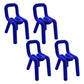 Designer Style Velvet Side Chair Matte Finish Open Back Dining Chairs for Home Royal Blue 4 Piece Set Clearhalo ' kitchen&dining_furn' 'Dining Chairs' 'Dining Tables & Seating' 'dining_chair' 'furn' 'furn_dining_chair' 'Furniture' 'furniture_dining_chair' 'Kitchen & Dining Furniture' 'kitchen' 3957860