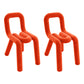 Designer Style Velvet Side Chair Matte Finish Open Back Dining Chairs for Home Orange Red 2 Piece Set Clearhalo ' kitchen&dining_furn' 'Dining Chairs' 'Dining Tables & Seating' 'dining_chair' 'furn' 'furn_dining_chair' 'Furniture' 'furniture_dining_chair' 'Kitchen & Dining Furniture' 'kitchen' 3957862
