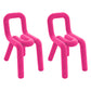 Designer Style Velvet Side Chair Matte Finish Open Back Dining Chairs for Home Pink 2 Piece Set Clearhalo ' kitchen&dining_furn' 'Dining Chairs' 'Dining Tables & Seating' 'dining_chair' 'furn' 'furn_dining_chair' 'Furniture' 'furniture_dining_chair' 'Kitchen & Dining Furniture' 'kitchen' 3957865