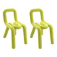 Designer Style Velvet Side Chair Matte Finish Open Back Dining Chairs for Home Yellow 2 Piece Set Clearhalo ' kitchen&dining_furn' 'Dining Chairs' 'Dining Tables & Seating' 'dining_chair' 'furn' 'furn_dining_chair' 'Furniture' 'furniture_dining_chair' 'Kitchen & Dining Furniture' 'kitchen' 3957868