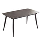 Metal Industrial Rectangle Dining Table Sintered Stone Top Indoor Table for Dining Room Straight Angle Black Clearhalo ' dining_table' 'Dining Tables & Seating' 'Dining Tables' 'furn' 'furn_dining_table' 'Furniture' 'furniture_dining_table' 'Kitchen & Dining Furniture' 'kitchen&dining_furn' 'kitchen' 'kitchen_dining_table' 3958845