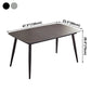 Metal Industrial Rectangle Dining Table Sintered Stone Top Indoor Table for Dining Room Clearhalo ' dining_table' 'Dining Tables & Seating' 'Dining Tables' 'furn' 'furn_dining_table' 'Furniture' 'furniture_dining_table' 'Kitchen & Dining Furniture' 'kitchen&dining_furn' 'kitchen' 'kitchen_dining_table' 3958851
