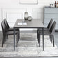 Industrial Style Home Sintered Stone Dining Table Metallic Base Rectangle Table Clearhalo ' dining_table' 'Dining Tables & Seating' 'Dining Tables' 'furn' 'furn_dining_table' 'Furniture' 'furniture_dining_table' 'Kitchen & Dining Furniture' 'kitchen&dining_furn' 'kitchen' 'kitchen_dining_table' 3958871