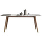 Rectangle Dining Site Table Stone Dining Room Collection with Solid Wood Base Clearhalo ' dining_table' 'Dining Tables & Seating' 'Dining Tables' 'furn' 'furn_dining_table' 'Furniture' 'furniture_dining_table' 'Kitchen & Dining Furniture' 'kitchen&dining_furn' 'kitchen' 'kitchen_dining_table' 3958936