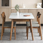 Rectangle Extendable Stone Dining Site Table Traditional Luxury 4 Legs Dinette Table Clearhalo ' dining_table' 'Dining Tables & Seating' 'Dining Tables' 'furn' 'furn_dining_table' 'Furniture' 'furniture_dining_table' 'Kitchen & Dining Furniture' 'kitchen&dining_furn' 'kitchen' 'kitchen_dining_table' 3958949