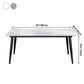 Industrial Sintered Stone Dining Table Carbon Steel Base Rectangle Table for Home Clearhalo ' dining_table' 'Dining Tables & Seating' 'Dining Tables' 'furn' 'furn_dining_table' 'Furniture' 'furniture_dining_table' 'Kitchen & Dining Furniture' 'kitchen&dining_furn' 'kitchen' 'kitchen_dining_table' 3958977
