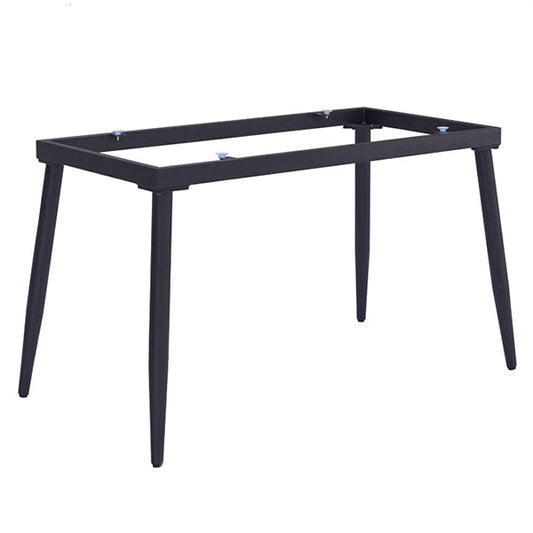 Industrial Home Sintered Stone Scratch Resistant Dining Table 4 Legs Base Rectangle Table