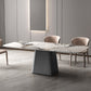 Metal Traditional Luxury Rectangle Table Sintered Stone Indoor Table with Pedestal Base Clearhalo ' dining_table' 'Dining Tables & Seating' 'Dining Tables' 'furn' 'furn_dining_table' 'Furniture' 'furniture_dining_table' 'Kitchen & Dining Furniture' 'kitchen&dining_furn' 'kitchen' 'kitchen_dining_table' 3959008
