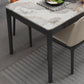 Modern Style 4 Legs Dining Table Three-Color Fixed Table of Sintered Stone Clearhalo ' dining_table' 'Dining Tables & Seating' 'Dining Tables' 'furn' 'furn_dining_table' 'Furniture' 'furniture_dining_table' 'Kitchen & Dining Furniture' 'kitchen&dining_furn' 'kitchen' 'kitchen_dining_table' 3959069