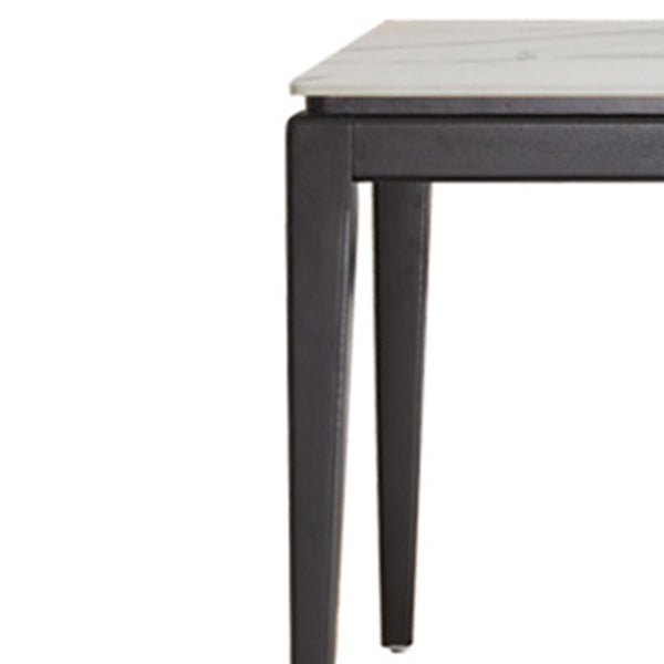 Modern Style 4 Legs Dining Table Three-Color Fixed Table of Sintered Stone Clearhalo ' dining_table' 'Dining Tables & Seating' 'Dining Tables' 'furn' 'furn_dining_table' 'Furniture' 'furniture_dining_table' 'Kitchen & Dining Furniture' 'kitchen&dining_furn' 'kitchen' 'kitchen_dining_table' 3959070