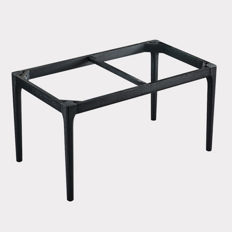 Modern Style 4 Legs Dining Table Three-Color Fixed Table of Sintered Stone Clearhalo ' dining_table' 'Dining Tables & Seating' 'Dining Tables' 'furn' 'furn_dining_table' 'Furniture' 'furniture_dining_table' 'Kitchen & Dining Furniture' 'kitchen&dining_furn' 'kitchen' 'kitchen_dining_table' 3959072