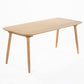 Rectangle 4 Legs Modern Style Dining Table Wood Color Fixed Table with Solid Wood Natural Without Chairs Clearhalo ' dining_table' 'Dining Tables & Seating' 'Dining Tables' 'furn' 'furn_dining_table' 'Furniture' 'furniture_dining_table' 'Kitchen & Dining Furniture' 'kitchen&dining_furn' 'kitchen' 'kitchen_dining_table' 3959084
