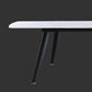 Industrial Standard Kitchen Dining Table Sintered Stone Rectangle Dining Table with 4 Legs Base Clearhalo ' dining_table' 'Dining Tables & Seating' 'Dining Tables' 'furn' 'furn_dining_table' 'Furniture' 'furniture_dining_table' 'Kitchen & Dining Furniture' 'kitchen&dining_furn' 'kitchen' 'kitchen_dining_table' 3959170