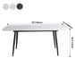 Industrial Standard Kitchen Dining Table Sintered Stone Rectangle Dining Table with 4 Legs Base Clearhalo ' dining_table' 'Dining Tables & Seating' 'Dining Tables' 'furn' 'furn_dining_table' 'Furniture' 'furniture_dining_table' 'Kitchen & Dining Furniture' 'kitchen&dining_furn' 'kitchen' 'kitchen_dining_table' 3959178