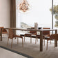 Glam Brown Solid Wood Dining Table Rectangle Shape Standard Dining Table for Kitchen Clearhalo ' dining_table' 'Dining Tables & Seating' 'Dining Tables' 'furn' 'furn_dining_table' 'Furniture' 'furniture_dining_table' 'Kitchen & Dining Furniture' 'kitchen&dining_furn' 'kitchen' 'kitchen_dining_table' 3959181