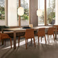 Glam Brown Solid Wood Dining Table Rectangle Shape Standard Dining Table for Kitchen Clearhalo ' dining_table' 'Dining Tables & Seating' 'Dining Tables' 'furn' 'furn_dining_table' 'Furniture' 'furniture_dining_table' 'Kitchen & Dining Furniture' 'kitchen&dining_furn' 'kitchen' 'kitchen_dining_table' 3959187