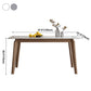 Industrial Sintered Stone Top Dining Table Rectangle Kitchen Dining Table with 4 Legs Base Clearhalo ' dining_table' 'Dining Tables & Seating' 'Dining Tables' 'furn' 'furn_dining_table' 'Furniture' 'furniture_dining_table' 'Kitchen & Dining Furniture' 'kitchen&dining_furn' 'kitchen' 'kitchen_dining_table' 3959207