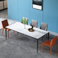 Metal Industrial Rectangle Dining Table Sintered Stone Table for Dining Room Clearhalo ' dining_table' 'Dining Tables & Seating' 'Dining Tables' 'furn' 'furn_dining_table' 'Furniture' 'furniture_dining_table' 'Kitchen & Dining Furniture' 'kitchen&dining_furn' 'kitchen' 'kitchen_dining_table' 3959215