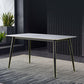 Metal Industrial Rectangle Dining Table Sintered Stone Table for Dining Room Clearhalo ' dining_table' 'Dining Tables & Seating' 'Dining Tables' 'furn' 'furn_dining_table' 'Furniture' 'furniture_dining_table' 'Kitchen & Dining Furniture' 'kitchen&dining_furn' 'kitchen' 'kitchen_dining_table' 3959222