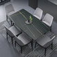 Metal Industrial Rectangle Dining Table Sintered Stone Table for Dining Room Clearhalo ' dining_table' 'Dining Tables & Seating' 'Dining Tables' 'furn' 'furn_dining_table' 'Furniture' 'furniture_dining_table' 'Kitchen & Dining Furniture' 'kitchen&dining_furn' 'kitchen' 'kitchen_dining_table' 3959224